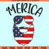Merica beard svg
