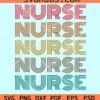 Mirrored vintage nurse svg