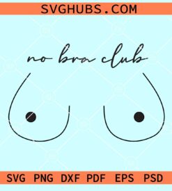 No bra club SVG