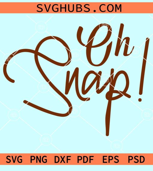Oh snap svg