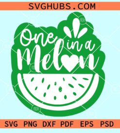 One in a melon clip art svg