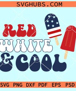 Red white and cool svg