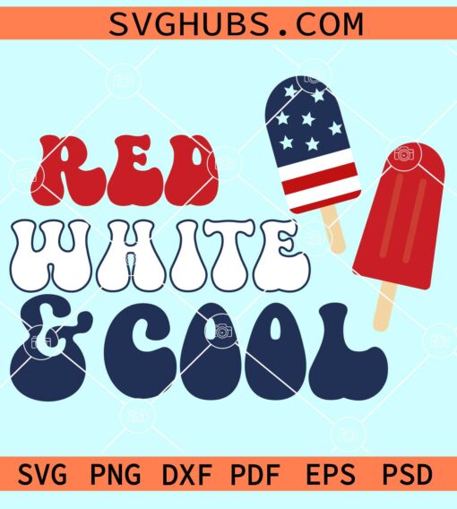 Red white and cool svg