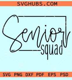 Senior squad svg