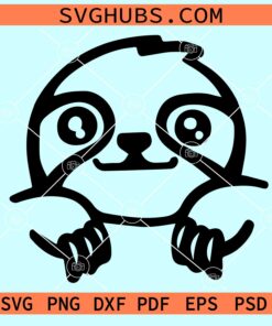 Sloth face svg