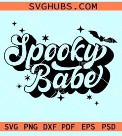 Spooky babe svg