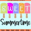 Sweet summer time popsicles svg