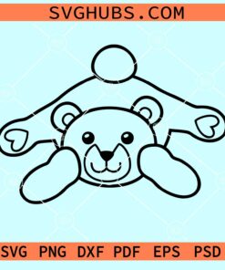 Teddy bear clipart svg