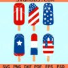 US Flag popsicles svg