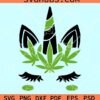 Weed Unicorn svg