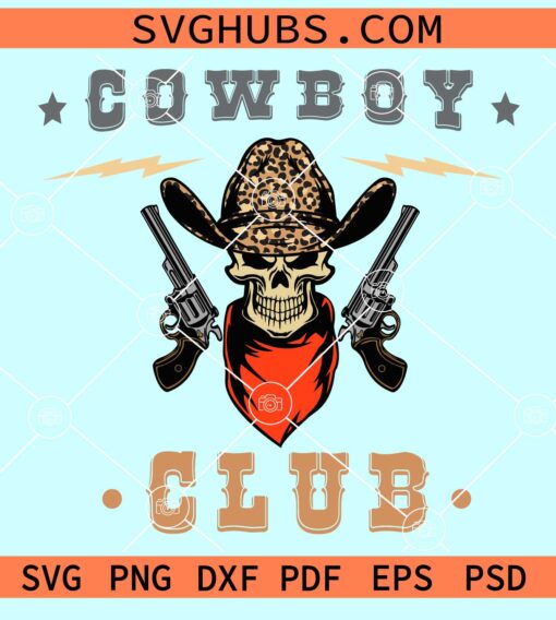 Cowboy club svg