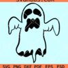 Dripping Halloween ghost clipart svg