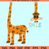 Giraffe smile svg