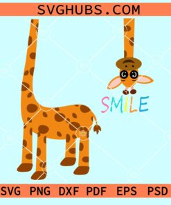 Giraffe smile svg