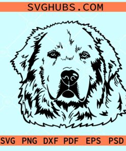 Great Pyrenees svg, Great Pyrenees mom svg, Great Pyrenees face svg