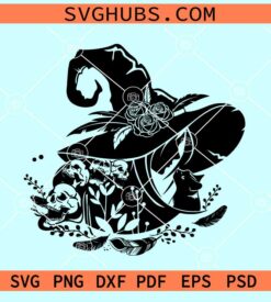 Halloween witch girl svg