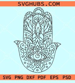 Hamsa Hand Svg