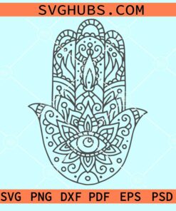 Hamsa Hand Svg