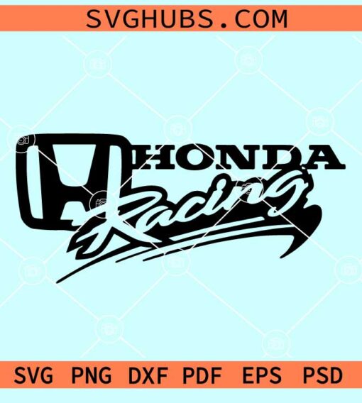 Honda racing svg