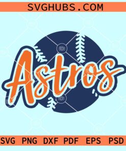 Astros baseball SVG