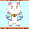 Bee and Puppycat SVG, Bee and Puppycat sticker SVG, Puppycat Movie SVG
