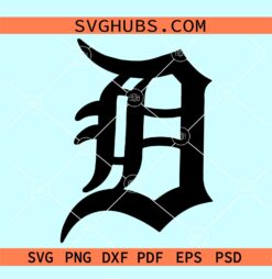 Detroit Baseball Svg, Detroit Tigers logo Svg, Tigers svg, MLB svg