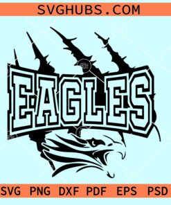Eagles Mascot svg, Philadelphia Eagles claws svg, Eagles Svg, Eagle Mascot Sports Svg