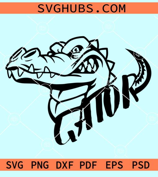 Gator head SVG, Florida Gators SVG, Gators svg, team spirit svg