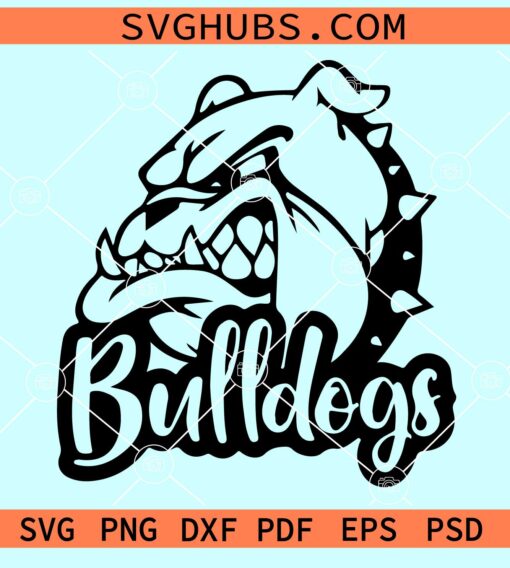 Georgia Bulldogs SVG, Bulldogs SVG, Uga Bulldog Svg, GA Bulldogs Football SVG