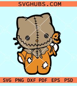 Hello Kitty Sam svg, Hello Kitty Sam Trick or Trick svg, Halloween svg