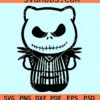 Hello kitty Jack Skellington SVG, Hello nightmare svg, Oogie Boogie svg, Jack skellington SVG