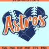 Houston Astros love svg