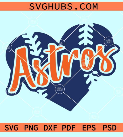 Houston Astros love svg
