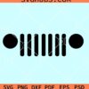 Jeep grill and headlights SVG, jeep lover svg, jeep grill svg, jeep svg
