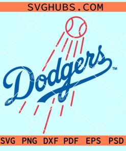 Los Angeles Dodgers svg, Dodgers girl svg, MLB Los Angeles Dodgers SVG