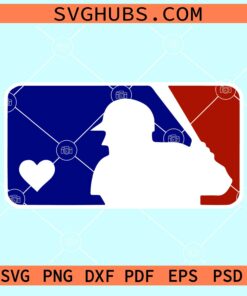 MLB inspired logo svg, MLB logo svg, Baseball logo svg, Baseball Mom svg, MLB Logo Cricut svg