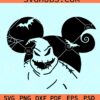Oogie Boogie Mickey Mouse svg, Mickey ears Oogie Boogie svg
