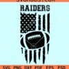 Raiders football flag SVG, Raiders flag SVG, Raiders Football Svg, Raiders svg