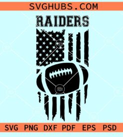 Raiders football flag SVG, Raiders flag SVG, Raiders Football Svg, Raiders svg
