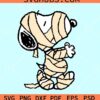 Snoopy Mummy Halloween Svg, Snoopy Mummy Svg, Mummy Halloween svg