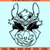 Stitch Halloween pumpkin svg, Stitch Halloween svg, Disney Halloween svg