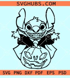 Stitch Halloween pumpkin svg, Stitch Halloween svg, Disney Halloween svg