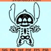 Stitch skeleton svg, Stitch Halloween skeleton svg, Stitch Halloween svg