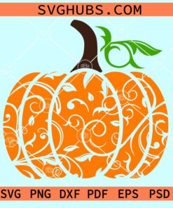 Swirly Pumpkin SVG, Halloween pumpkin svg, Swirl Pumpkin Clip Art, Halloween Svg