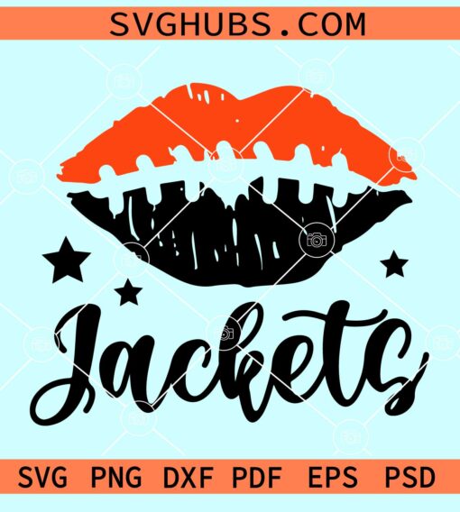 Yellow Jackets lips svg, Georgia Tech Yellow Jackets SVG, yellow Jackets svg