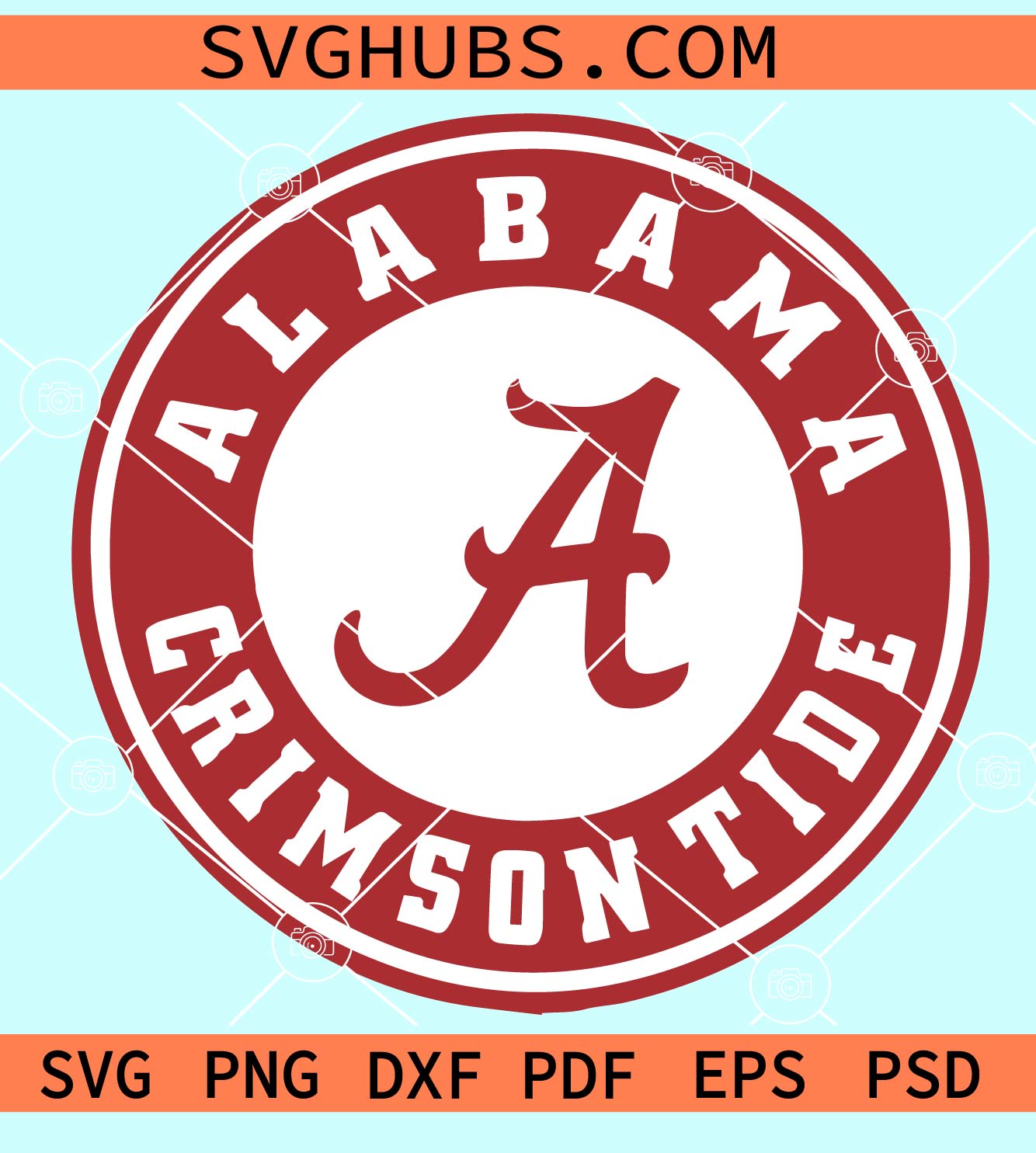 Alabama Crimson Tide Starbucks SVG, Alabama Crimson Tide SVG, Alabama Crimson Tide Logo SVG