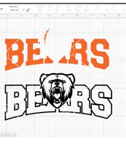 Bears football SVG
