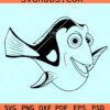 Blue Tongue Fish SVG