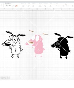 Courage the cowardly dog SVG, Courage Dog SVG