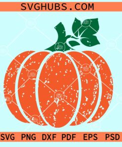 Distressed Pumpkin SVG,   Halloween pumpkin svg, grunge pumpkin svg, Pumpkin Cut File
